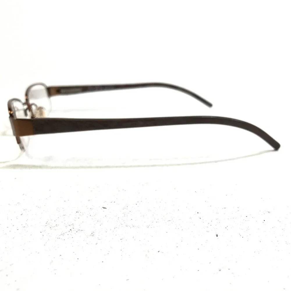 Blue Moon BM 561 BR Eyeglasses Sunglasses Frames Brown Rectangular Half Rim 135